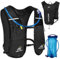 ONETOALL Laufweste Damen mit 2L Trinkblase, Leichter Trinkrucksack Laufen Herren 6L, Runing Vest Reflektierend für Jogging, Trailrunning, Fahrrad, Marathon, Motorrad, nur 150g