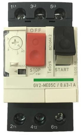 KVEIYIIC Disjoncteur Moteur GV2-ME avec Protection magnétothermique GV2-ME01C GV2-ME02C GV2-ME03C GV2-ME04C GV2-ME05C(GV2-ME04C)