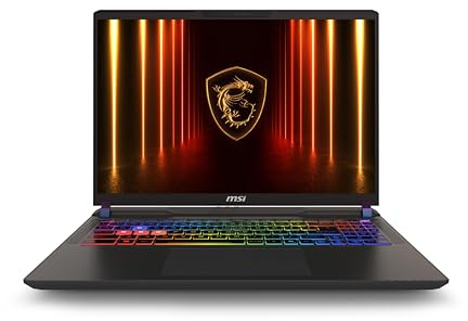 MSI Vector 16 HX AI A2XWIG-034CA Gaming Laptop 16 Inch QHD+ 240Hz, Intel Core Ultra9-275HX, RTX 5080, 32GB DDR5, 1TB NVMe SSD, Windows 11 Home