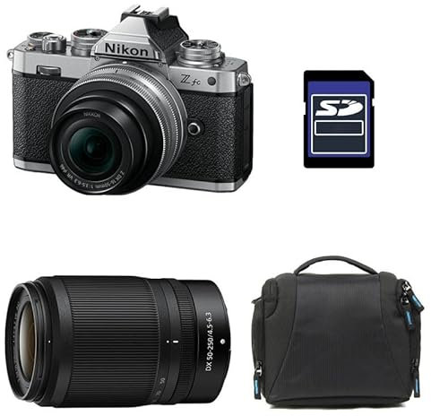 Personalisiertes Foto-Kit erstellt mit NIKON Z fc + Z 16-50 Silver + Z 50-250 + Sac + Carte SD 8 Go