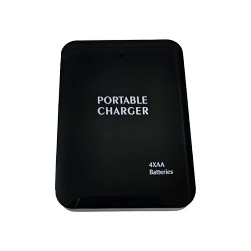 Batteriebetriebenes Handy-Ladegerät, Notfall, USB-Powerbank, tragbar, 4 AA-Batterien, Stromversorgung