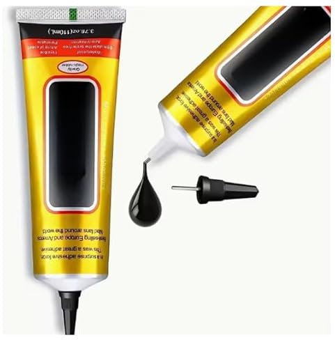 Colle Noire pour Écran Tactile, 15ml, Adhésif de Réparation pour Smartphone et Téléphone, Compatible Verre et Céramique