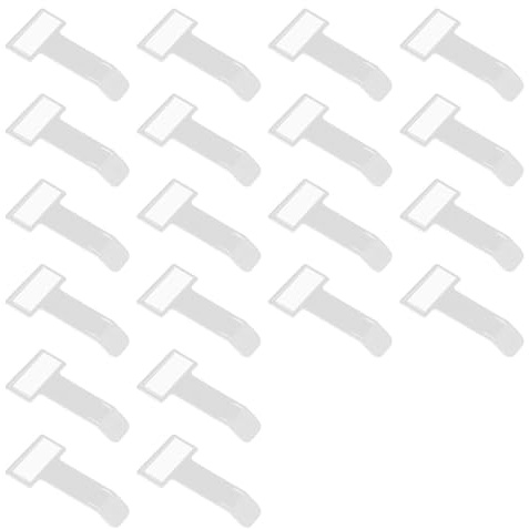 Support Carte Handicapé Pare Brise, 20 Pièces Porte Carte Handicapé Pare Brise, Support Carte VTC, Porte Caducee Voiture, Clip de Ticket de Pare-Brise, Clip Ticket adhésif pour Pare-Brise de Voiture