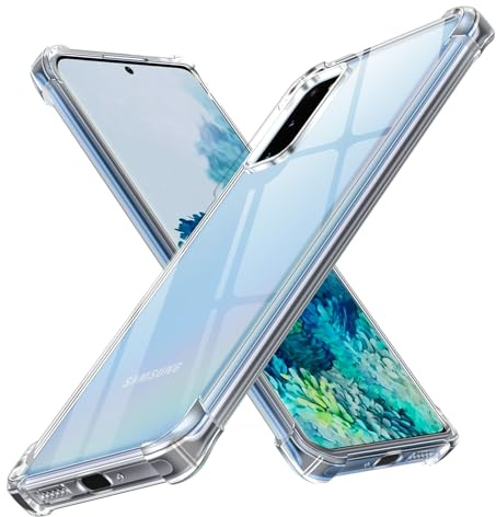 Olgary Hülle für Samsung Galaxy S20,Handyhülle Klare Stoßfeste Dünne Silikon Anti-Kratzer Transparent TPU Rückseite für Samsung S20 6.2(Durchsichtig)