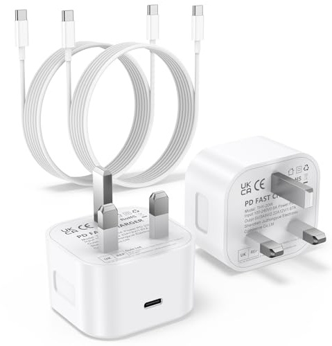 2 Pack Google Pixel Fast Charger for Google Pixel 10/10 Pro/10 Pro XL/10 P-ro Fold/9/9 P-ro/9 P.ro XL/9 P.ro Fold/8 Pr.o/8/8A/7A/7, 30W USB C Charger Plug and Cable 2M, Type C Power Adapter Plug UK