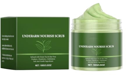 Pfefferminz-Unterarm-Peeling, reinigt tief, peelt, spendet Feuchtigkeit und beseitigt Gerüche, hinterlässt die Haut glatt und fest, geeignet für Beine, Knie, Füße, Hände und den ganzen Körper, 100 ml