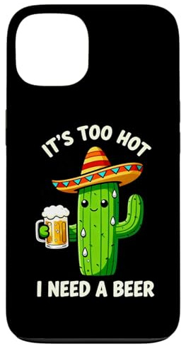 Cold Beer Cactus Fun for Beer Drinker on Hot Days Case for iPhone 13