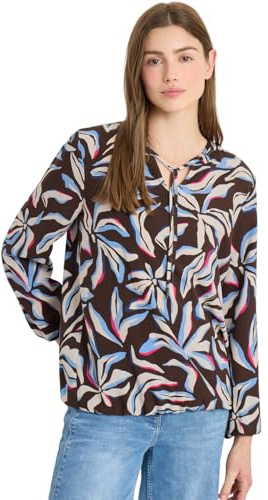 Cecil Damen Langarm Bluse mit floralem Print