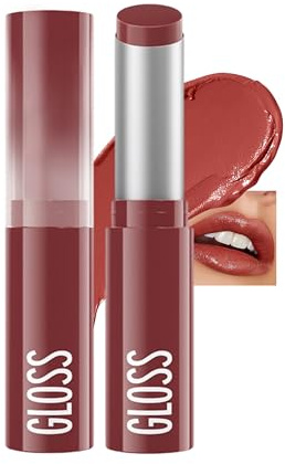 Jutqut Honey Lippenstift Lippenbalsam 2 in 1, Feuchtigkeitsspendender Hydrating Lipstick, Langanhaltender Lippenpflege für Trockene Lippen, Natürliche Nährende Tint mit Vitamin E, Vegan Make-up, 01