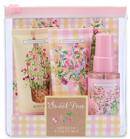 Heathcote & Ivory Sweet Pea – Mini Körperpflege-Set
