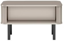Masseno Couchtisch MODERNO, Beige, 92x40x67cm, Modern Wohnzimmertisch für Couch, rechteckig Beistelltisch, Laminierte Spanplatte