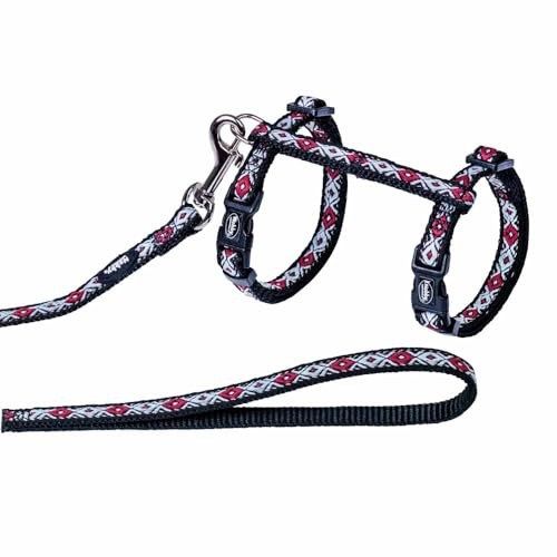 Nobby 53053-05 Katzengarnitur Rhombus schwarz