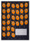 Kartenkaufrausch 8 Außerirdische Alien DIN A4 Schulhefte, Schreibhefte mit einäugigen Monstern, orange Lineatur 27 (liniertes Heft)
