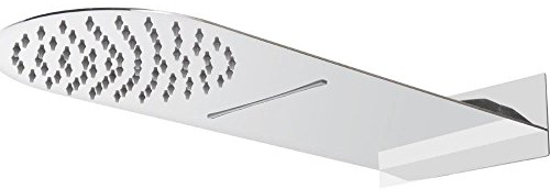 MILANO 200 x 500mm Fixed Waterblade Shower Head Chrome