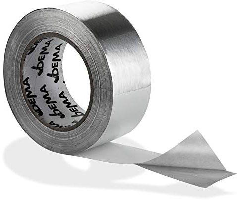 DEMA Aluminium Alu Klebeband Aluband Aluminiumband Aluminiumklebeband 50 mm x 50 m