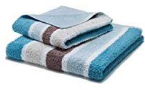 grace grand spa Streifen Duschtuch 70x140 Premium türkis, 100% Baumwolle