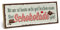 ARTFAVES® Wandbild Holzschild mit Spruch - NICHT GUT KIRSCHEN ESSEN - Türschild Retro Vintage Deko Bild Geschenk - witzige Sprüche, Ironie