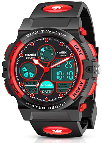 Dislocati Geschenk für Mädchen 6-15 Jahre, Weihnachten Geschenk für Kinder LED 50 Armbanduhr Mädchen Spielzeug für Jungen 5-15 Jahre Elektronisches Gastgeschenke für Jungen 6-15 Jahre Mädchen