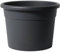 Dehner Blumentopf Cylindro XXL, Ø 80 cm, Höhe 60 cm, Kunststoff, anthrazit
