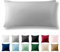 Alreya Renforcé Kissenbezug 40 x 80 cm - 100% Baumwolle mit YKK Reißverschluss, Superweicher Kopfkissenbezug 40x80, Kissenhülle, Grau, nur Kissenbezug