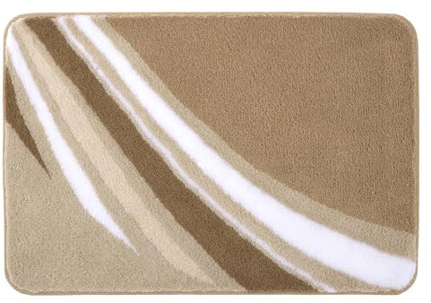 Meusch Badteppich Lyra, Farbe: Toffee, Material: 100% Polyacryl, Größe: 70x120 cm