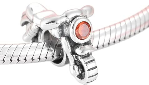 Les Folies 925 Silber Charm Motorrad Street Bike für Pandora