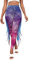 FEOYA Damen Push Up Leggings Meerjungfrau Fischschuppen Bedruckte Sport Leggings Damen High Waist Leggins Slim Fit Booty Tights Hose Glänzend Strumpfhose Hüfthose Hose Skinny Pants A S