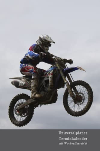 Universalplaner Terminkalender mit Wochenübersicht mit MX – Motocross Foto Motiv