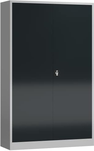 Classix Flügeltürenschrank Aktenschrank 1945 x 1200 x 600 mm (grau/anthrazit)