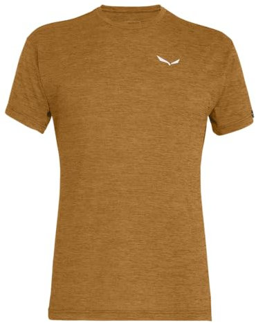 SALEWA Puez Melange Dry'Ton T-shirt Uomo, Marrone (Golden Brown Melange), 4XL