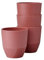 Mepal – Becher 4 Stück Silueta – Tee- und Kaffeebecher – Spülmaschinen- und mikrowellenfest – Geschirr – 200 ml – Vivid mauve