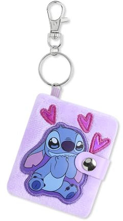 Disney Stitch Mini Journal Porte-clés en forme de cœur Rose Taille unique Décontracté, rose, Taille unique, Décontracté