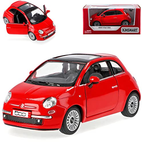 Generisch FIAT 500 Nuova Rot Coupe Ab 2007 ca 1/43 1/36 Modell Auto