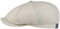 Stetson Hatteras Pandico Flatcap - Zweifarbige Mütze aus 100% Leinen - Sommermütze mit Nadelstreifen - Made in The EU - Herren - Frühjahr/Sommer Hellbeige 60 cm