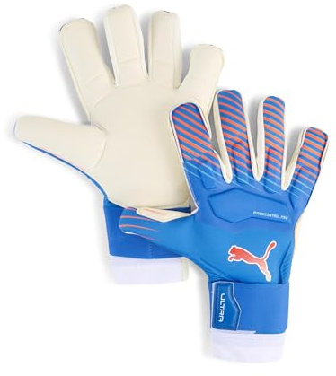 PUMA Unisex PUMA Ultra Ultimate Hybrid Torwarthandschuhe 9, Ultra Blue Glowing Red