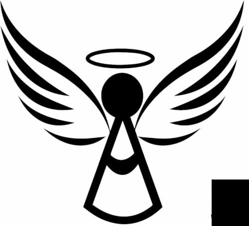 Rakelfix süßer Schutzengel abstrakt Engel Aufkleber Größe/Farbe ANPASSBAR Sticker Autoaufkleber