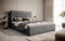 Luxusbetten24 Designer Polsterbett Chester 120x200 mit Stauraum | Bezug: Samt | Farbe: Grau