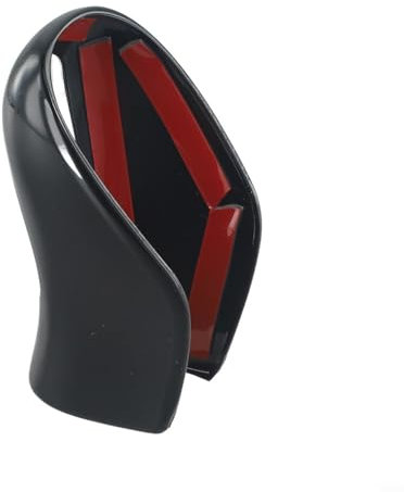 Elchuiaby Embellecedor para pomo de palanca de cambios de coche, para Volvo XC60, S60, V40, S80, ABS, fibra de carbono, repuesto interior 2013-2017 (negro)