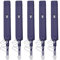 Segrehy Glasfaser reiniger Stift LC MU Premium Qualität Hochleistungs-Steck verbinder End reinigungs werkzeug für SC FC ST LC MU Dia 1,25mm Ferrules 5 Stück Set 800 Reinigungs zeiten