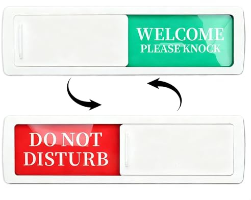 Syzplnwy Schieberaum-Status-Magnetschild – Welcome Please Knock/Do Not Disturb für Büro/Konferenzraum/Zuhause