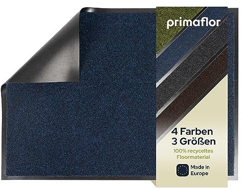 Primaflor Fußmatte - Green & CLEAN, 40x60 cm, Blau, Viele Größen und Farben, rutschfeste Schmutzfangmatte, Hochwertiger Fußabtreter, Sauberlaufmatte, Türvorleger für Flur und Eingang