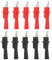 Akozon Krokodil Test Clip P2008 10 STÜCKE Isolierung Metall Krokodilklemmen Elektrische Test Zubehör für Multimeter