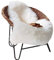 YDFYX Faux Peau de Mouton en Laine Tapis, Cozy Sensation comme véritable Laine Tapis en Fourrure synthétique, Man-Made Luxe Laine Tapis de Canapé Coussin (Blanc, 50 x 80cm)