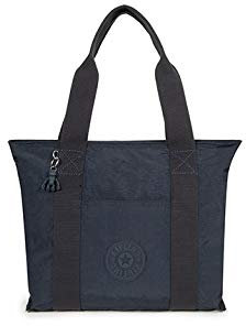 Kipling - Medium Travel Tote with Trolley Sleeve - Era M - Ki7380, Blue Blue
