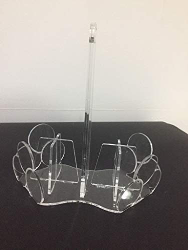 Generico Portabicchieri Linea Sfera, in plex Trasparente Mis. 23x8x23 Ideale per Dare Un Tocco di Classe alla Tua tavola, puoi Abbinare Anche Il portatovaglioli da € 24,00