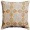 The HomeCentric Dekorativ Beige Kissen Überzüge, 45x45 cm Leinen Kissen, Kissenhülle mit Jutekordelstickerei, Natur & Blumen Kissen, Zeitgenössisch Kissen Überzüge - Jute Curl