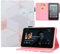 BYCeKe Case for Amazon Fire 7 Tablet (9th/7th/5th Generation, 2019 2017 2015 Release) Slim PU Leather Shell Stand Smart Folding Cover for Kindle Fire 7 Case with Auto Wake/Sleep, Pink Marble