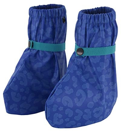 lovely lemon Regenfüßlinge für Babys & Kleinkinder, wasserdicht, gemustert, blau, One Size (bis Schuhgröße 22)