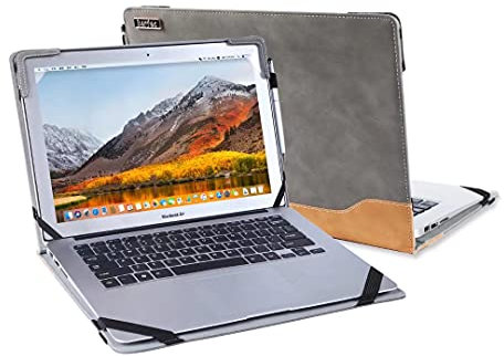 Berfea Protective Case Cover for Samsung Galaxy Book 15 Ion/Flex/Flex Alpha NP950 NP750, Book2 Pro, Book3, Galaxy Book4, AI Book4 NP750XQA 15.6 inch Laptop Notebook Sleeve Hard Case (Gray)