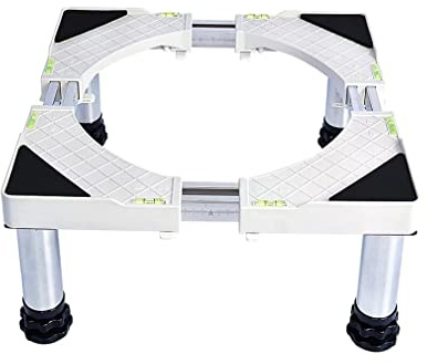 Heavy Duty Geschirrspüler Untergestell Höhe 29-32cm Sockel für Kühlschrank Verstellbares 48-69cm Podest für Klimaanlage/Desinfektionsschrank, 4 Stützbeine, Doppelrohr